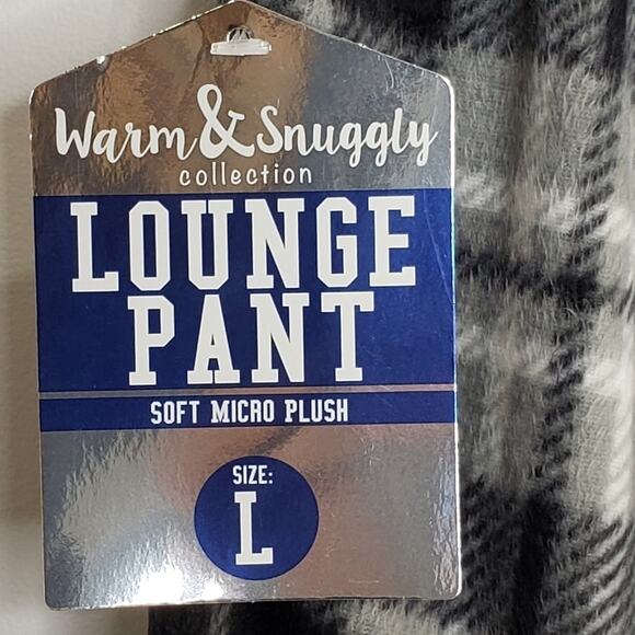 Lightweight Soft Micro Plush Lounge Pants Size Large - Picture 3 of 8